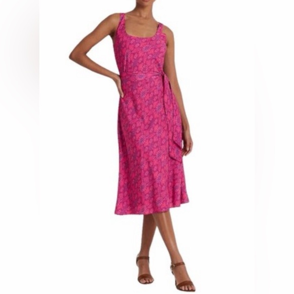 Ralph Lauren Dresses & Skirts - Ralph Lauren Pink Sleeveless Midi Dress